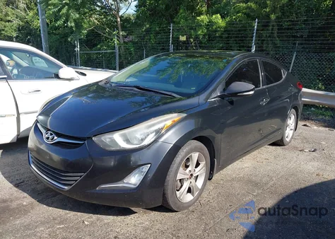 2016 Hyundai Elantra Value Edition z USA, uszkodzony, nr VIN 5NPDH4AE3GH681408